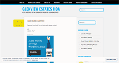 Desktop Screenshot of glenviewestates-hoa.org